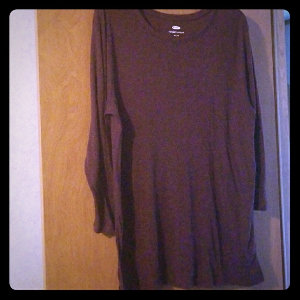 Burgundy Long Sleeve Tunic